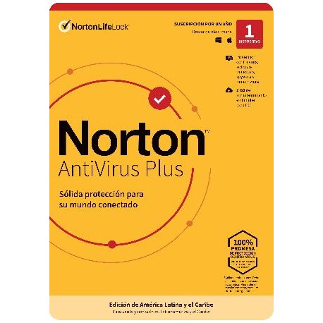 Norton AntiVirus Plus 1 Dispositivo 1 Año -