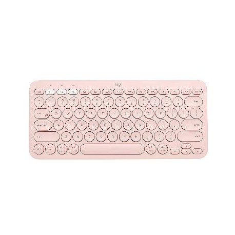 Teclado MULTI-DEVICE BLUETOOTH LOGITECH K380 - Inalámbrico, Rosa