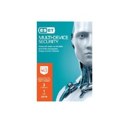 Antivirus ESET Multidevice Security - 5 licencias, 1 Año(s), Caja