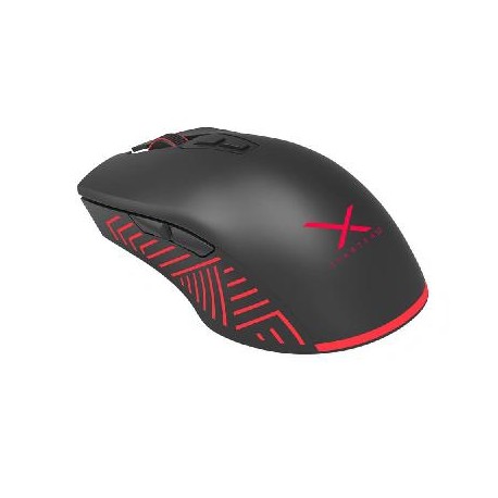 Mouse GAMER XZEAL STARTER XSAMGA1B - Negro, 7 Botones, 4800 DPI