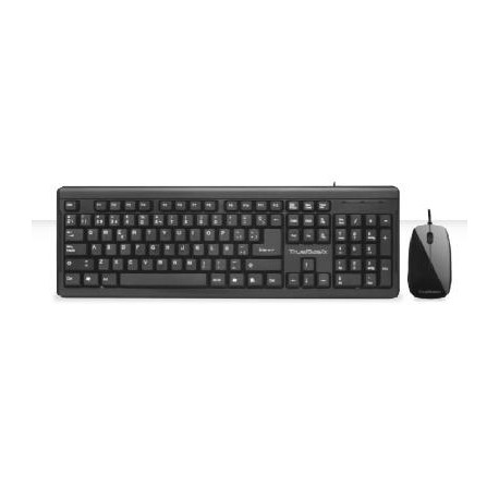 Kit de Teclado y Mouse ACTECK ENTRY - Estándar, Negro