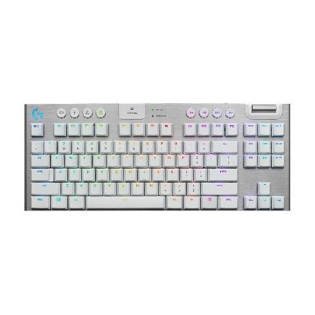 Teclado Mecánico LOGITECH 920-009660 - Inalámbrico, Blanco