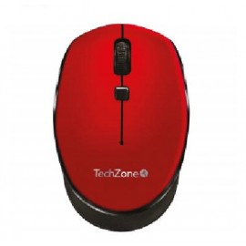 Mouse Inalámbrico  TECHZONE TZ19MOU01-INAR - Rojo, I (...)