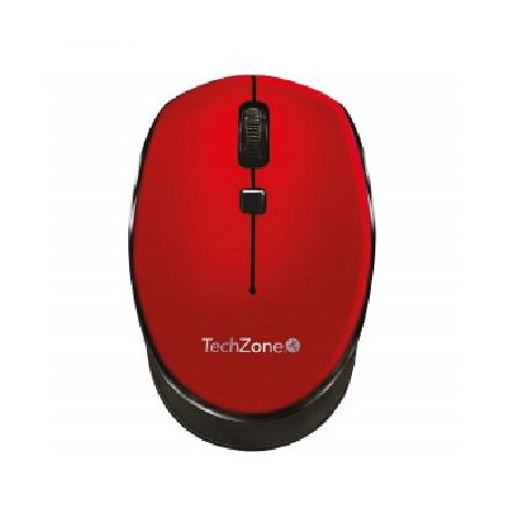 Mouse Inalámbrico  TECHZONE TZ19MOU01-INAR - Rojo, I (...)