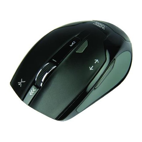 Mouse PERFECT CHOICE - Negro, 6 botones, RF inalámbr (...)