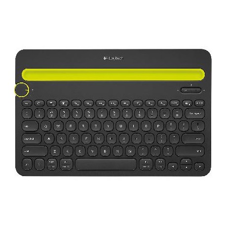 Teclado LOGITECH K480 - Negro, QWERTY, Inalámbrico, Bluetooth