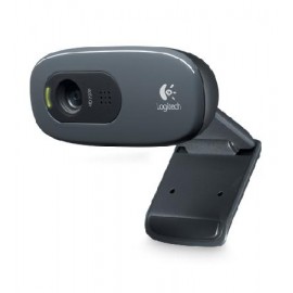 Cámara Web LOGITECH C270 - 3 MP, 30 fps, USB, Negro, (...)
