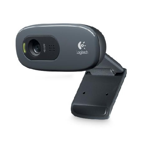 Cámara Web LOGITECH C270 - 3 MP, 30 fps, USB, Negro, (...)