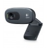 Cámara Web LOGITECH C270 - 3 MP, 30 fps, USB, Negro, (...)