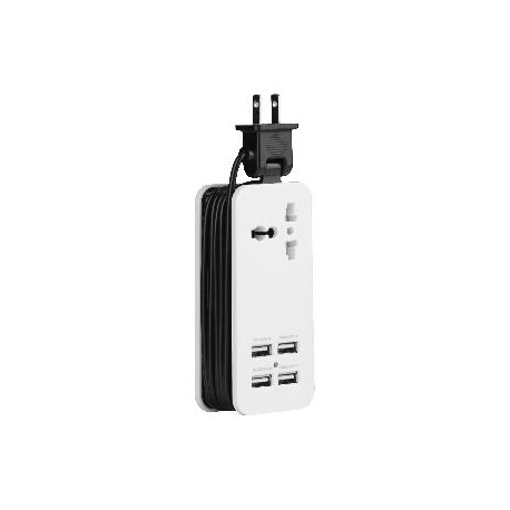 Adaptador de Contacto Naceb Technology NA-0705 - USB, Blanco