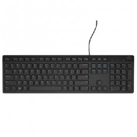 Teclado DELL KB216 (Inglés) - USB, Negro, PC/server, Alámbrico
