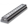 Hub USB MANHATTAN 161572 - Negro, 10 puertos
