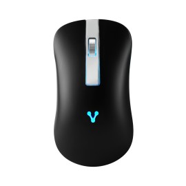 Mouse Vorago MO-305-SLIM-BK Slim Led Rgb Inalambrico  (...)