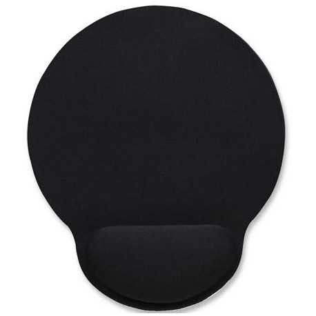 Mouse Pad MANHATTAN 434362 - Negro, Monótono, 20, 3 cm, 4 mm