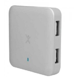 Adaptador USB PERFECT CHOICE PC-171621 - Color blanco, 4 puertos