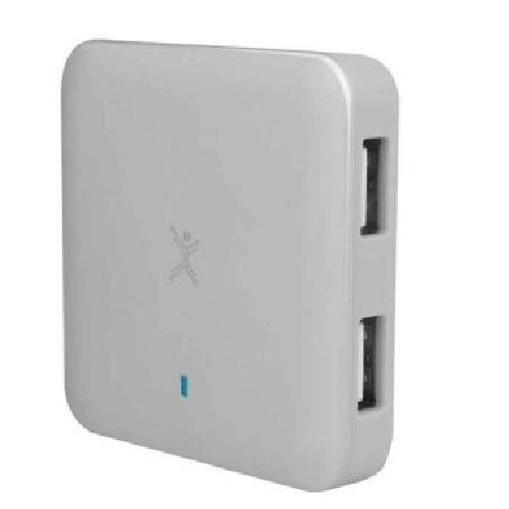 Adaptador USB PERFECT CHOICE PC-171621 - Color blanco, 4 puertos