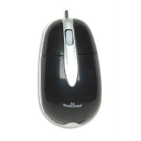 Mouse MANHATTAN MH3 - 3 botones, USB, Óptico, 1000 DPI