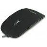 Mouse MANHATTAN - Negro, 3 botones, USB, Óptico, 1000 DPI