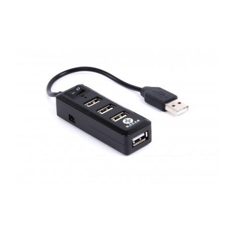 Hub USB Naceb Technology - USB, USB A, Negro