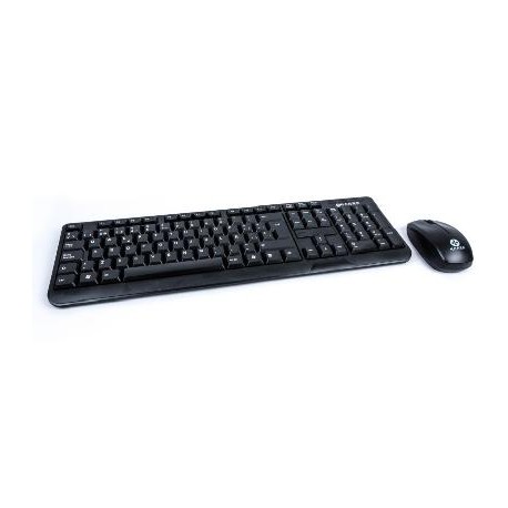 Kit de Teclado y Mouse Naceb Technology - 112 teclas, Negro