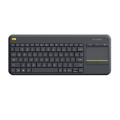 Wireless Touch Keyboard LOGITECH K400 PLUS - Negro, Inalámbrico