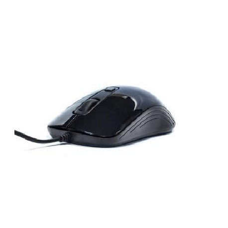 Mouse Alámbrico VORAGO MO-102 - Negro, 4 Botones, US (...)