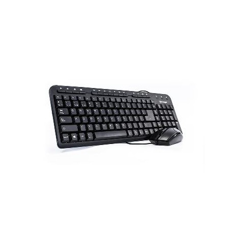 Kit Teclado y Mouse VORAGO KM-105 Estándar	104 tecla (...)