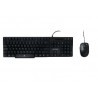 Kit de Teclado y Mouse PERFECT CHOICE - Estándar, Negro, 1200 DPI