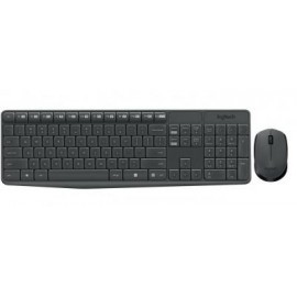 Kit de Teclado y Mouse LOGITECH - Negro, 10 m