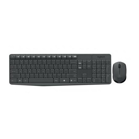 Kit de Teclado y Mouse LOGITECH - Negro, 10 m