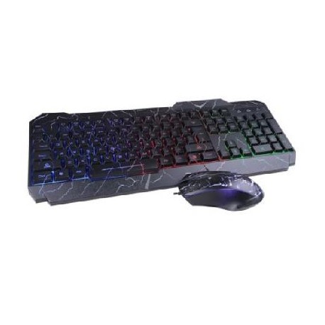 Kit de Teclado y Mouse Naceb Technology Raptor - Estándar, Negro