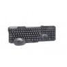 Kit Teclado y Mouse Naceb Technology NA-618 - Estándar, Negro