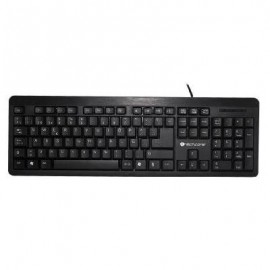Teclado TechZone TZ16TEC01-ALA USB - Negro