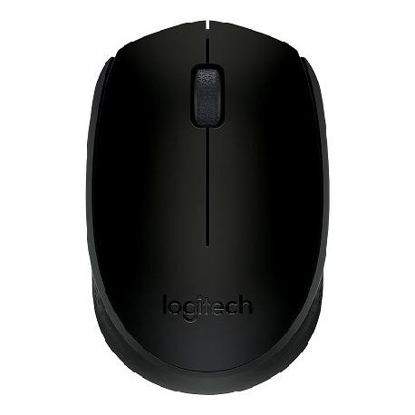 Mouse LOGITECH M170 - Gris, 3 botones, RF inalámbrico, Óptico