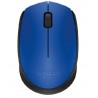 Mouse LOGITECH M170 - Negro con detalles en Azul, 3 b (...)