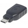Adaptador USB C MANHATTAN 354646 - USB C, Negro