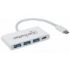 Hub USB MANHATTAN 163552 - USB C, 5000 Mbit/s, 3x USB (...)