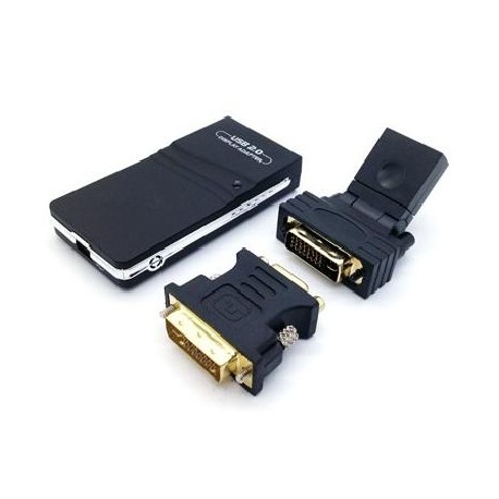Convertidor USB a DVI/HDMI/SVGA 1920x1080 BROBOTIX 171920 -