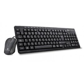 Kit Teclado y Mouse Alámbrico TechZone TZ19COMB01-LA (...)