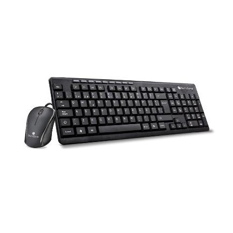 Kit Teclado y Mouse Alámbrico TechZone TZ19COMB01-LA (...)