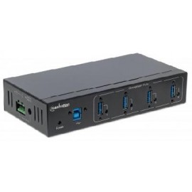 Hub industrial MANHATTAN USB 3.0 de 4 puertos - USB 3 (...)