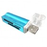 Lector USB BROBOTIX 180420A - USB V2.0, Azul