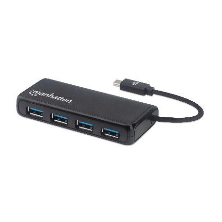 Conector Múltiple de 4 Puertos para USB MANHATTAN 16 (...)