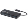 Conector Múltiple de 4 Puertos para USB MANHATTAN 16 (...)