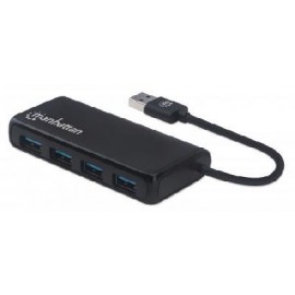Conector Múltiple de 4 Puertos para USB MANHATTAN 16 (...)