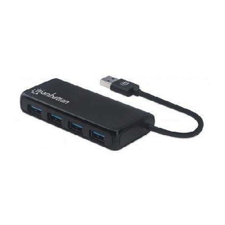 Conector Múltiple de 4 Puertos para USB MANHATTAN 16 (...)