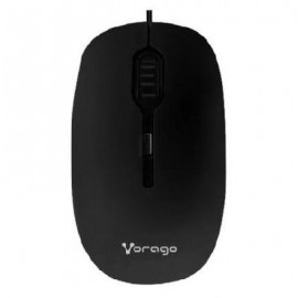 Mouse Alámbrico VORAGO MO-100 - Negro, Alámbrico, Óptico, 1200 DPI