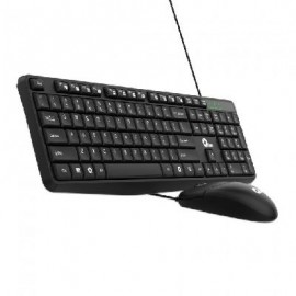 Kit de Teclado y Mouse Qian QKX-20603 - Negro