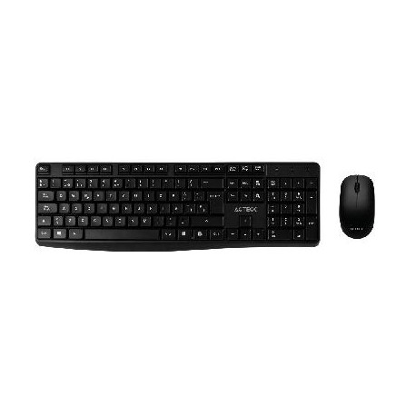 Kit Inalámbrico ACTECK KT25 - Estándar, Negro, Cone (...)